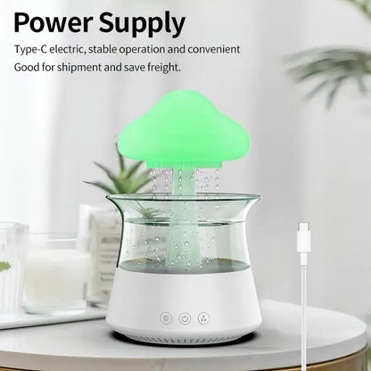 Experience Serenity: Relax Cloud Ultrasonic Aromatherapy Diffuser with Colorful LED Lighting