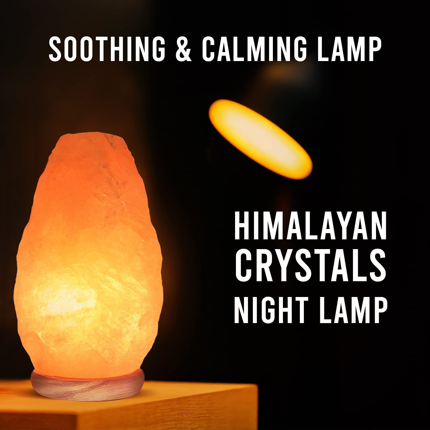 Salt Lamp with Dimmer Switch 5-7 Lbs