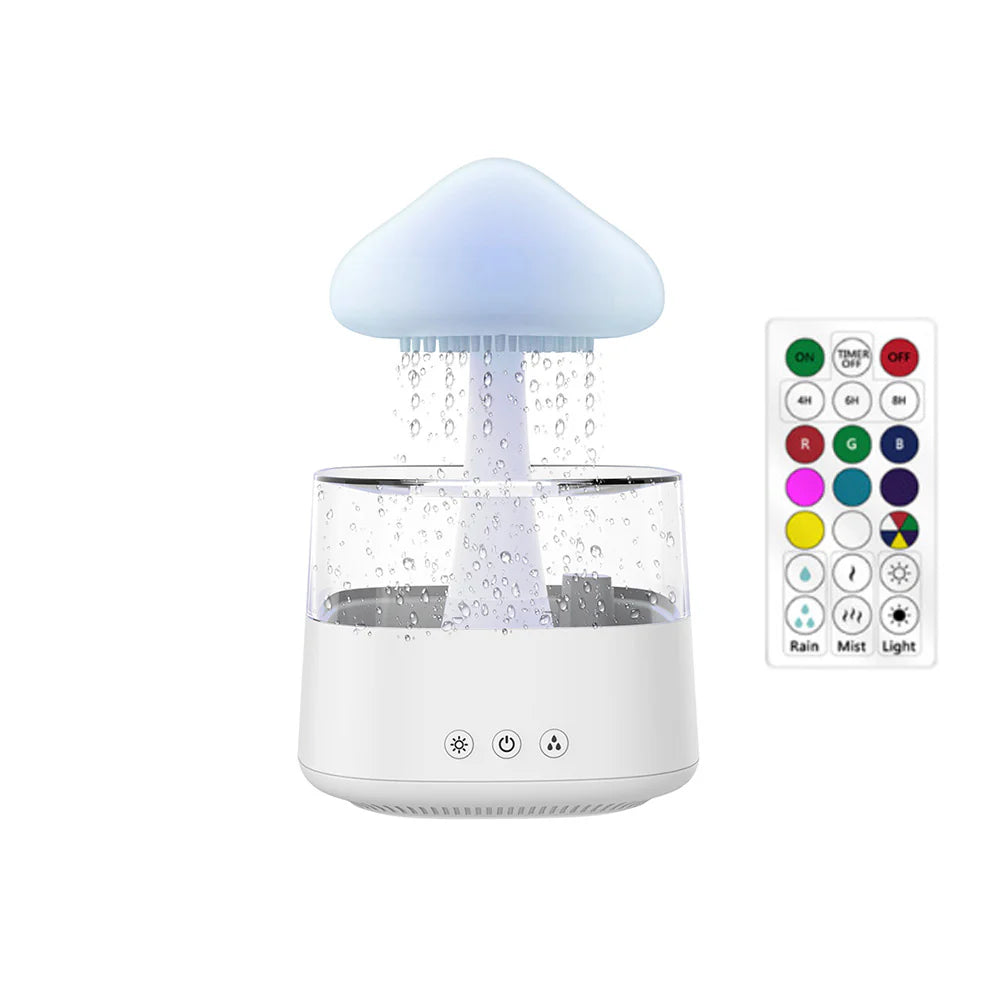 Experience Serenity: Relax Cloud Ultrasonic Aromatherapy Diffuser with Colorful LED Lighting