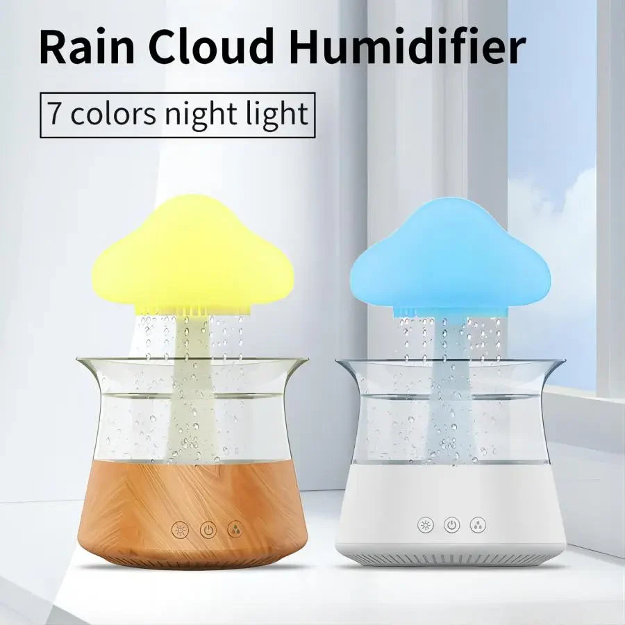 Experience Serenity: Relax Cloud Ultrasonic Aromatherapy Diffuser with Colorful LED Lighting